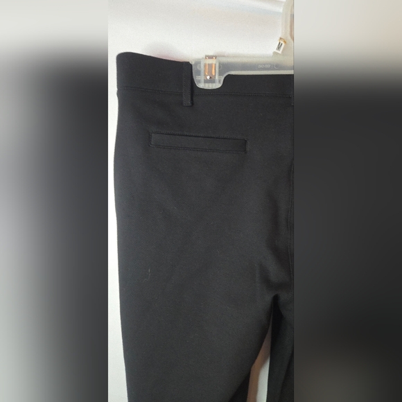 Betabrand Women's Large Long Black Bootcut Flare Comfort Pant - Picture 3 of 5